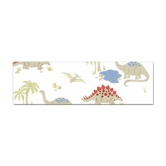 Dinosaur Art Pattern Sticker (bumper) by Ket1n9