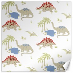 Dinosaur Art Pattern Canvas 16  X 16  by Ket1n9