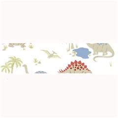 Dinosaur Art Pattern Large Bar Mat by Ket1n9