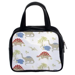 Dinosaur Art Pattern Classic Handbag (two Sides) by Ket1n9