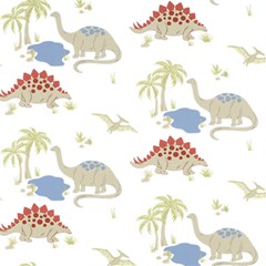 Dinosaur Art Pattern Play Mat (rectangle) by Ket1n9