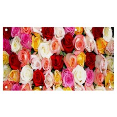 Rose Color Beautiful Flowers Banner And Sign 7  X 4  by Ket1n9