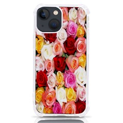 Rose Color Beautiful Flowers Iphone 13 Mini Tpu Uv Print Case by Ket1n9