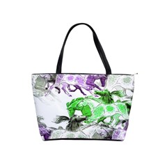 Horse-horses-animal-world-green Classic Shoulder Handbag by Ket1n9