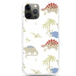 Dinosaur Art Pattern iPhone 12 Pro max TPU UV Print Case Front