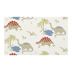 Dinosaur Art Pattern Banner And Sign 5  X 3  by Ket1n9