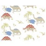 Dinosaur Art Pattern Premium Plush Fleece Blanket (Medium) 60 x50  Blanket Front