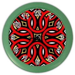 Traditional Art Pattern Color Wall Clock