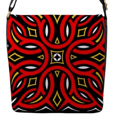 Traditional Art Pattern Flap Closure Messenger Bag (s) by Ket1n9