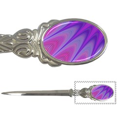 Purple-star-sun-sunshine-fractal Letter Opener by Ket1n9