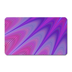 Purple-star-sun-sunshine-fractal Magnet (rectangular) by Ket1n9