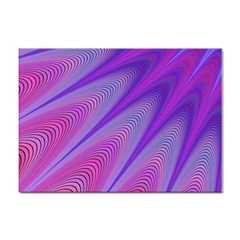 Purple-star-sun-sunshine-fractal Sticker A4 (10 Pack)