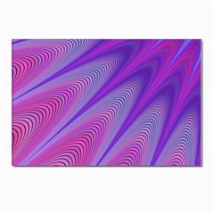 Purple-star-sun-sunshine-fractal Postcards 5  X 7  (pkg Of 10) by Ket1n9