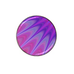 Purple-star-sun-sunshine-fractal Hat Clip Ball Marker (4 Pack) by Ket1n9