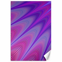 Purple-star-sun-sunshine-fractal Canvas 20  X 30  by Ket1n9