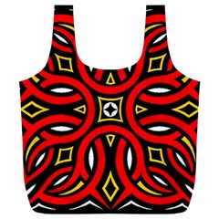 Traditional Art Pattern Full Print Recycle Bag (xxxl)