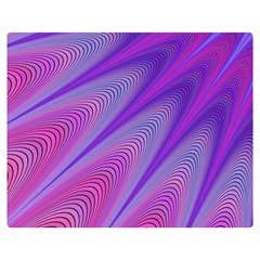 Purple-star-sun-sunshine-fractal Two Sides Premium Plush Fleece Blanket (medium) by Ket1n9