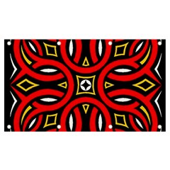 Traditional Art Pattern Banner And Sign 7  X 4  by Ket1n9