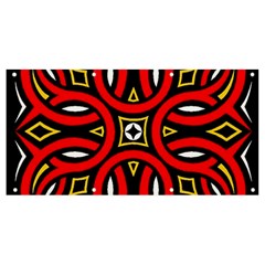 Traditional Art Pattern Banner And Sign 8  X 4  by Ket1n9