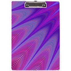 Purple-star-sun-sunshine-fractal A4 Acrylic Clipboard by Ket1n9