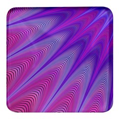 Purple-star-sun-sunshine-fractal Square Glass Fridge Magnet (4 Pack) by Ket1n9