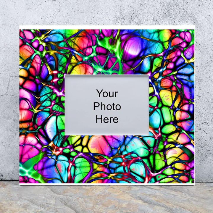 Network-nerves-nervous-system-line White Wall Photo Frame 5  x 7 