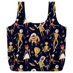 Alien Surface Pattern Full Print Recycle Bag (xxxl) by Ket1n9