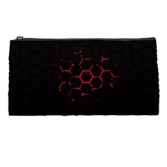 Abstract Pattern Honeycomb Pencil Case by Ket1n9