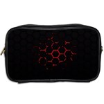 Abstract Pattern Honeycomb Toiletries Bag (Two Sides) Back