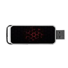 Abstract Pattern Honeycomb Portable Usb Flash (two Sides) by Ket1n9