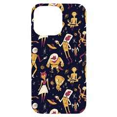 Alien Surface Pattern Iphone 14 Pro Max Black Uv Print Case by Ket1n9