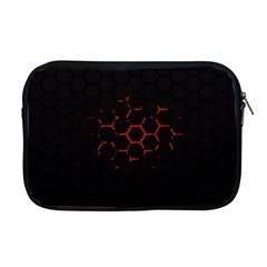 Abstract Pattern Honeycomb Apple Macbook Pro 17  Zipper Case