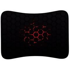 Abstract Pattern Honeycomb Velour Seat Head Rest Cushion by Ket1n9