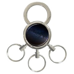 Cosmos-dark-hd-wallpaper-milky-way 3-ring Key Chain by Ket1n9