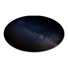 Cosmos-dark-hd-wallpaper-milky-way Oval Magnet by Ket1n9