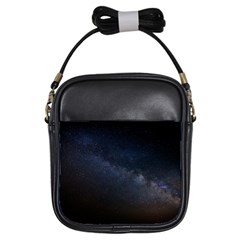 Cosmos-dark-hd-wallpaper-milky-way Girls Sling Bag by Ket1n9