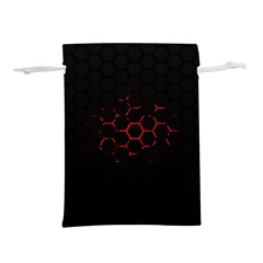 Abstract Pattern Honeycomb Lightweight Drawstring Pouch (l) by Ket1n9