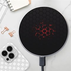 Abstract Pattern Honeycomb Wireless Fast Charger(white) by Ket1n9