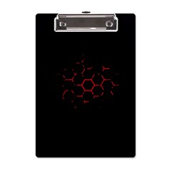 Abstract Pattern Honeycomb A5 Acrylic Clipboard by Ket1n9