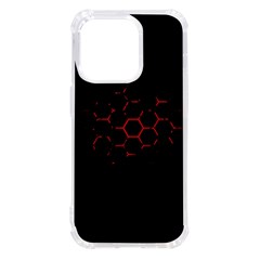 Abstract Pattern Honeycomb Iphone 14 Pro Tpu Uv Print Case by Ket1n9