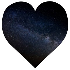 Cosmos-dark-hd-wallpaper-milky-way Wooden Puzzle Heart by Ket1n9