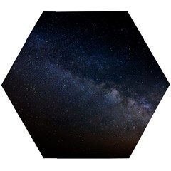 Cosmos-dark-hd-wallpaper-milky-way Wooden Puzzle Hexagon by Ket1n9