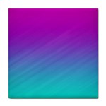 Background-pink-blue-gradient Tile Coaster Front