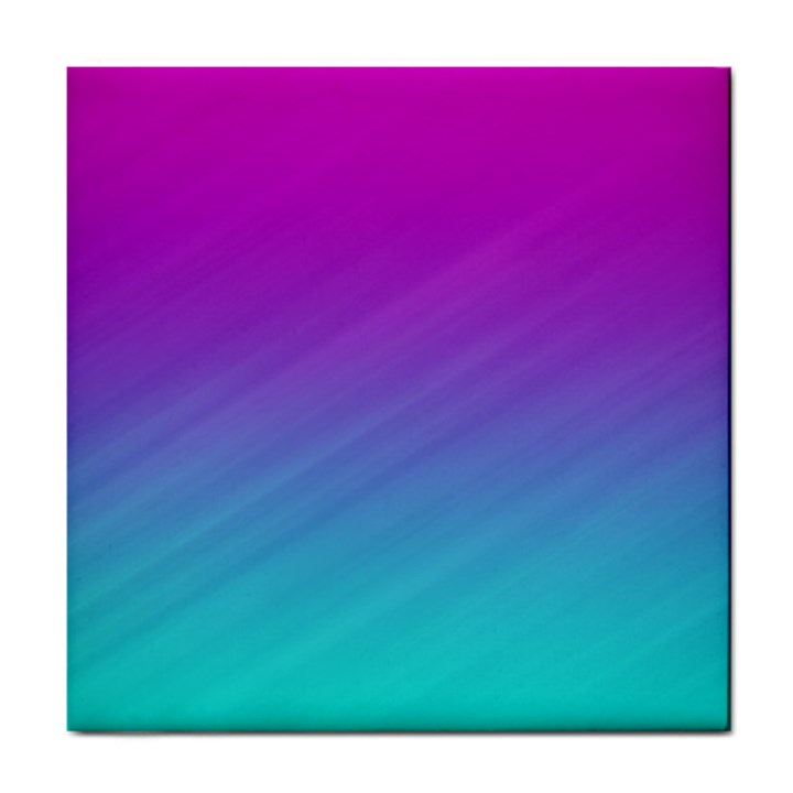 Background-pink-blue-gradient Tile Coaster