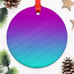 Background-pink-blue-gradient Ornament (Round) Front