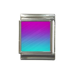 Background-pink-blue-gradient Italian Charm (13mm)