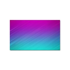 Background-pink-blue-gradient Sticker (Rectangular)