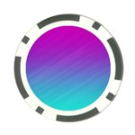 Background-pink-blue-gradient Poker Chip Card Guard Front