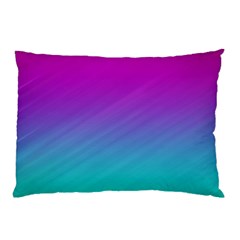 Background-pink-blue-gradient Pillow Case by Ket1n9