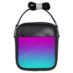 Background-pink-blue-gradient Girls Sling Bag